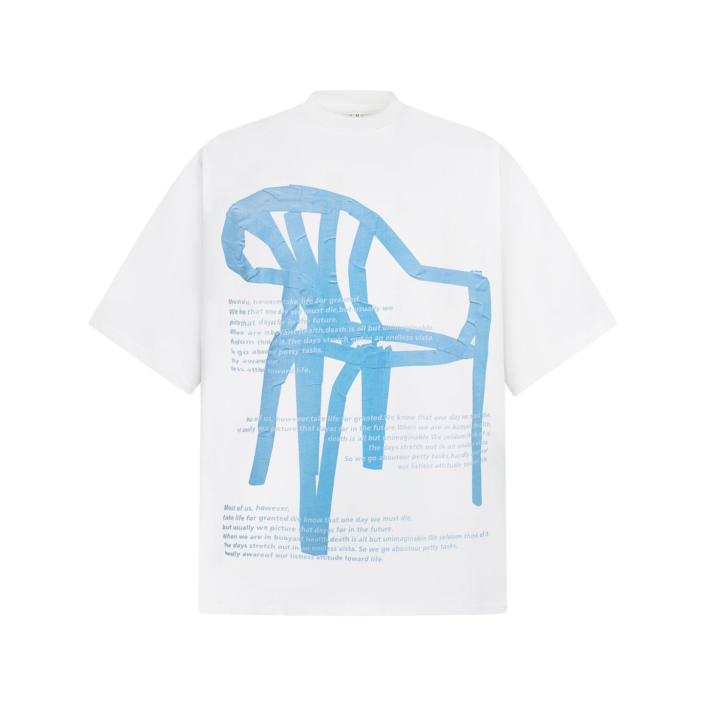 Unisex T-shirts Street Vintage Men's Loose Short Sleeve T-Shirt