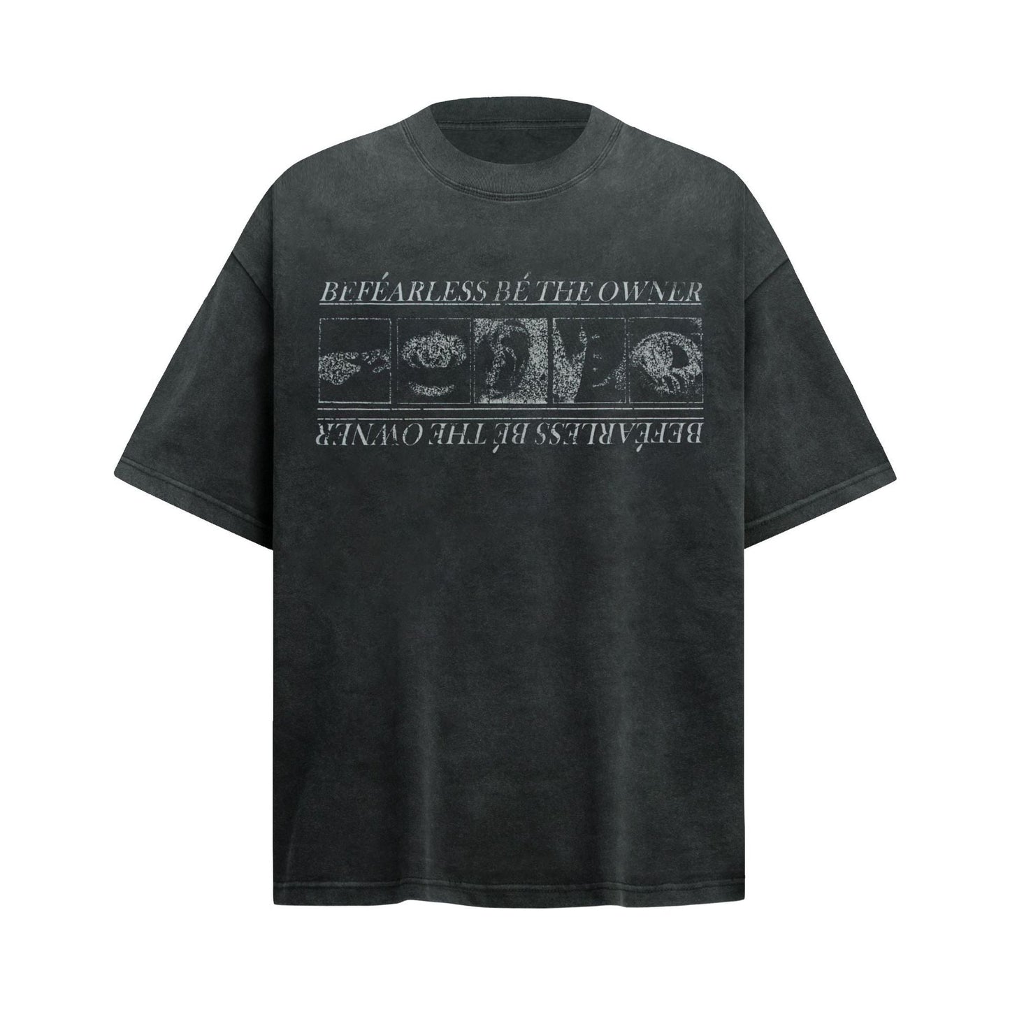 Unisex T-shirts Washed and Old Men's Loose Short Sleeve T-Shirts