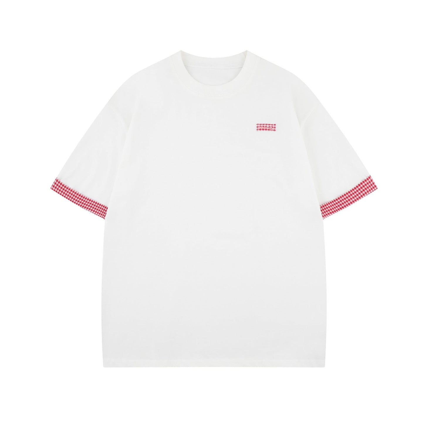 Unisex T-shirts Premium Splicing Loose Design T-Shirt