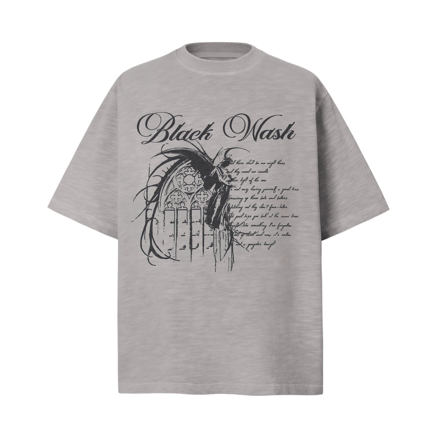 Unisex T-shirts Summer Letter Print Vintage Men's Short Sleeve T-Shirt