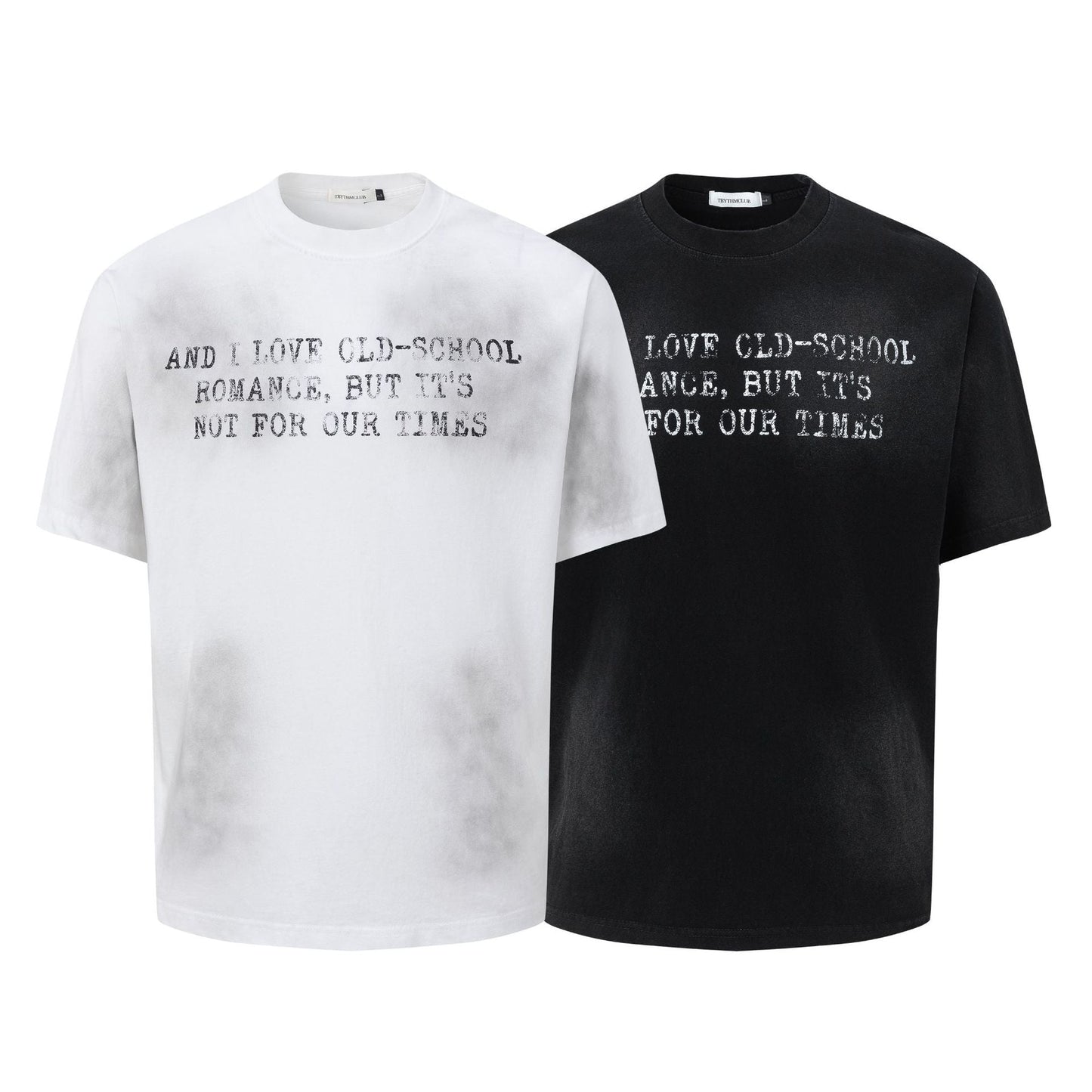 Unisex T-shirts Summer Spray Old Men's Short Sleeve T-Shirt