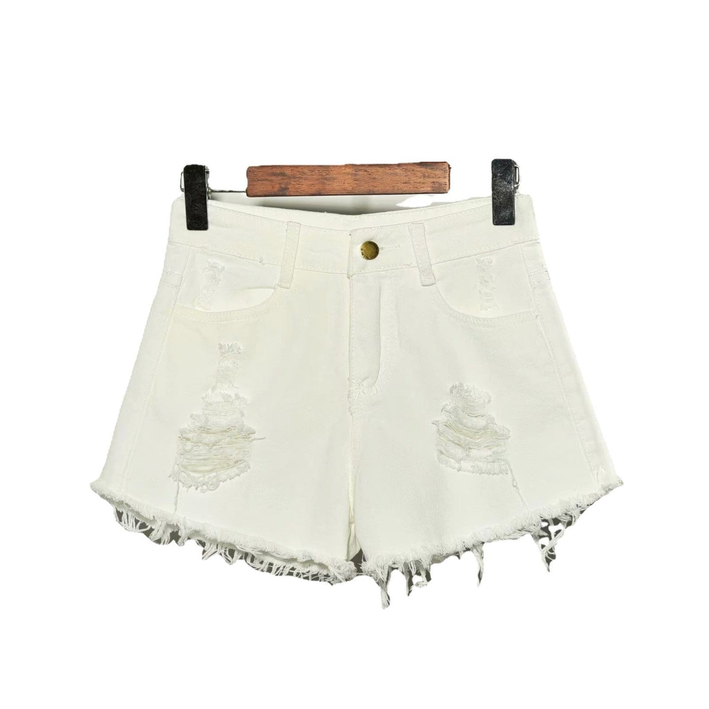 Women's jeans loose denim shorts summer wide-leg pants