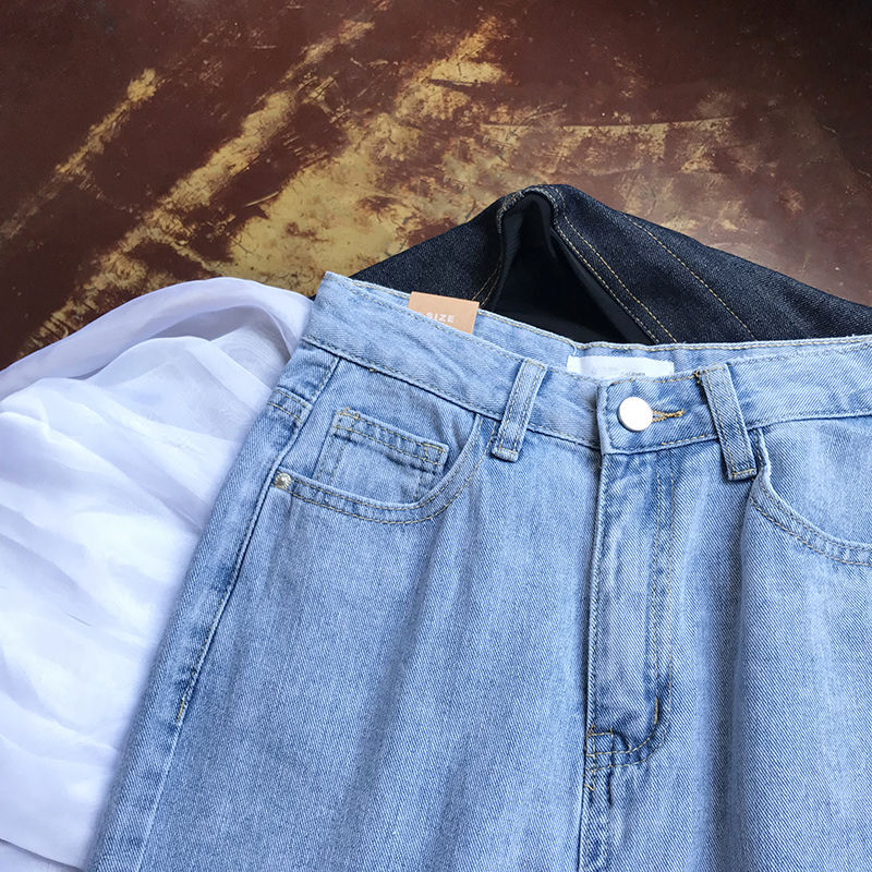 Women's jeans women's summer spring and autumn straight trousers
