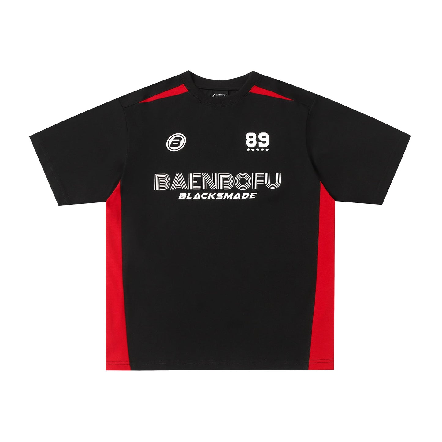 Unisex T-shirts Splicing Loose Short Sleeve T-Shirt