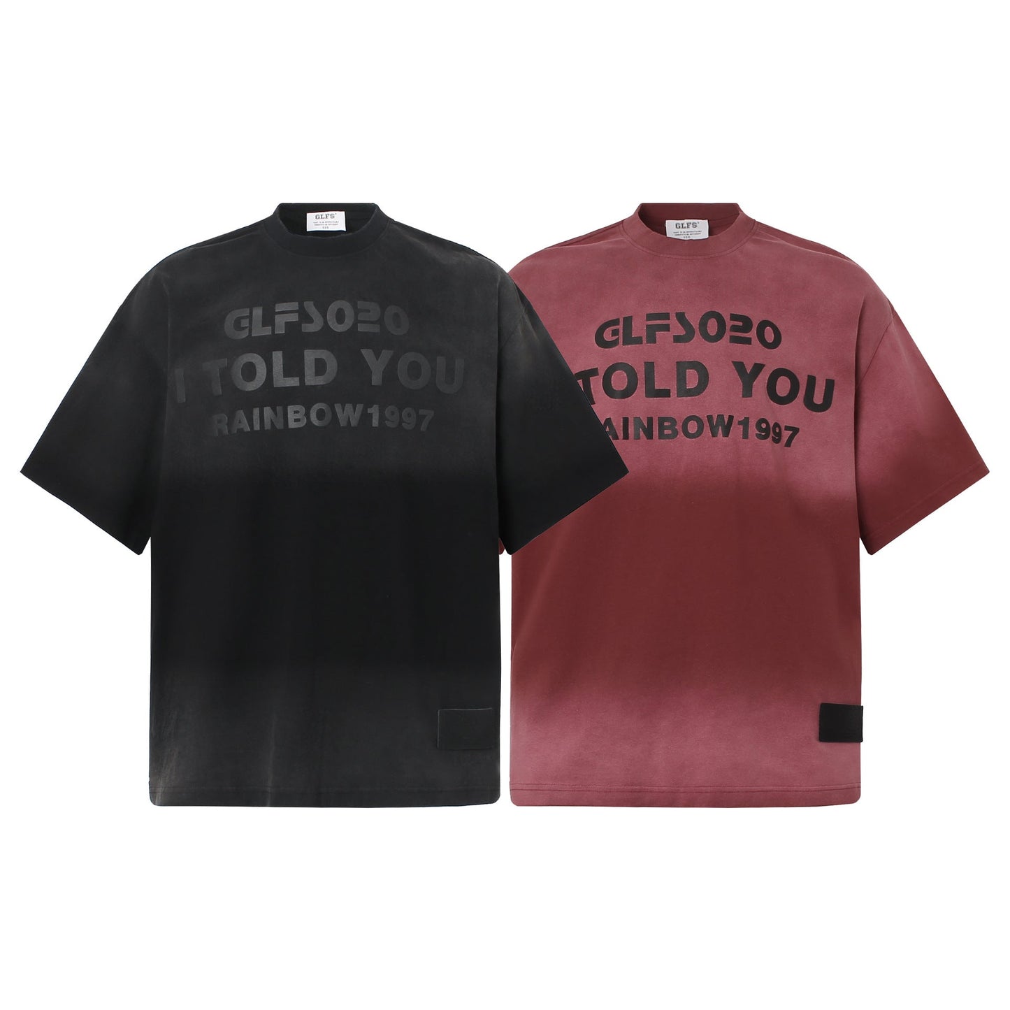 Unisex T-shirts summer wash print
