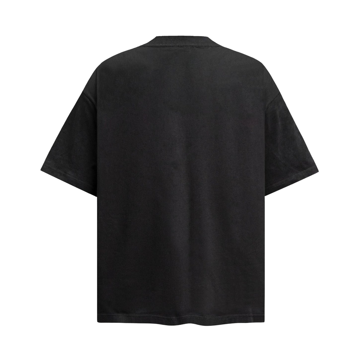 Unisex T-shirts Summer Vintage Alphabet Bead Printed Men's Loose Short Sleeve T-Shirt