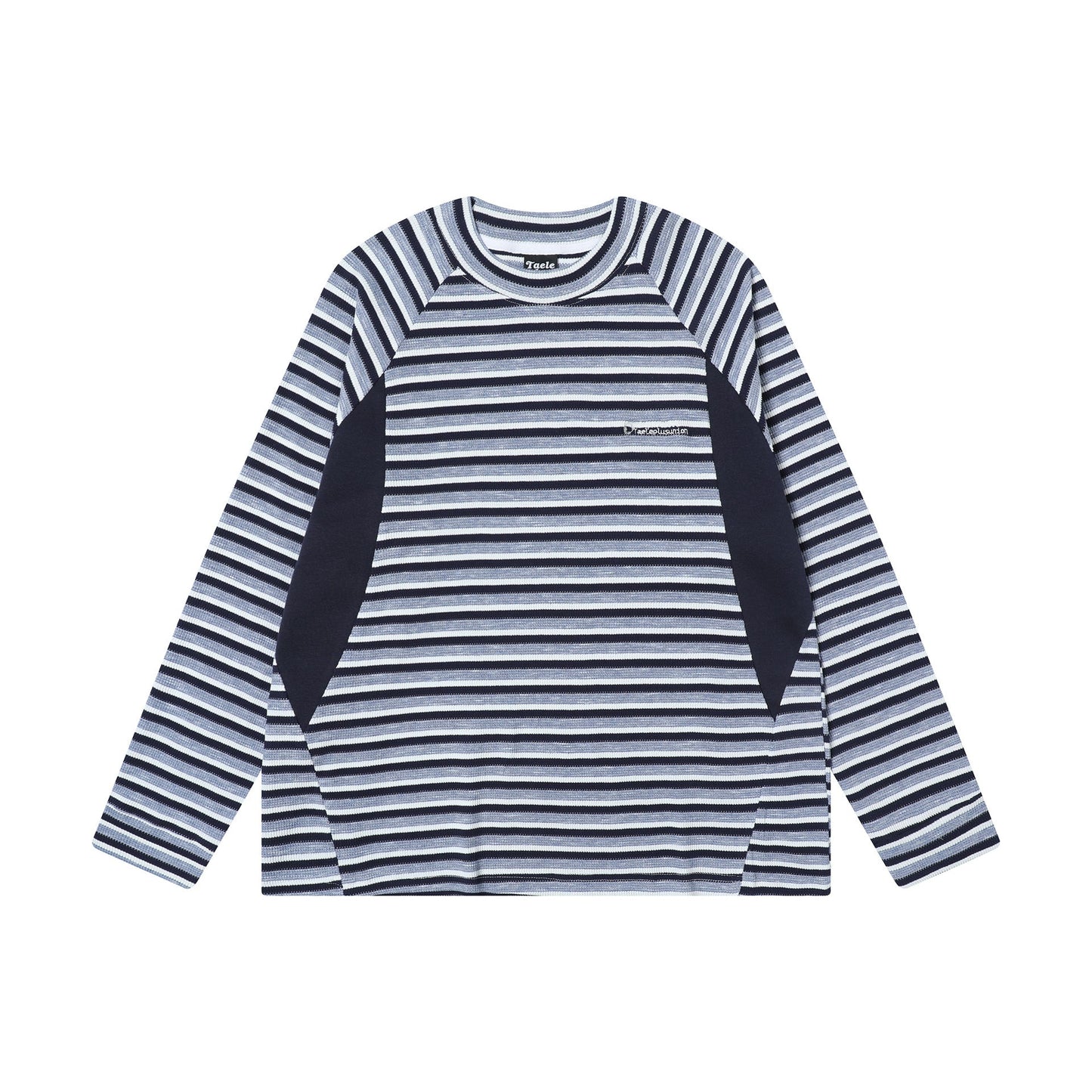 Unisex T-shirts Spring Color Matching Stripes