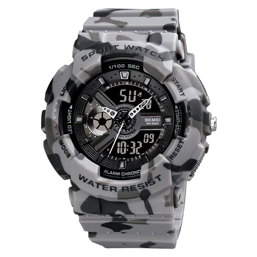 Analog-Digital Watch Outdoor Sports Electronic Watch Women