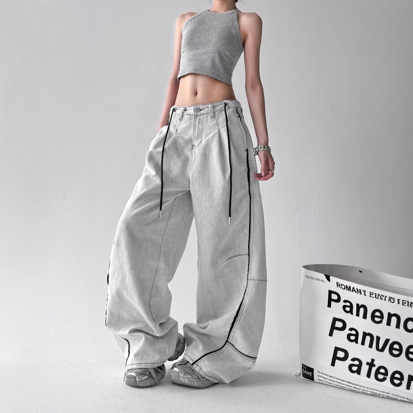 Women's Jeans Hip Hop Wide Leg Jeans
