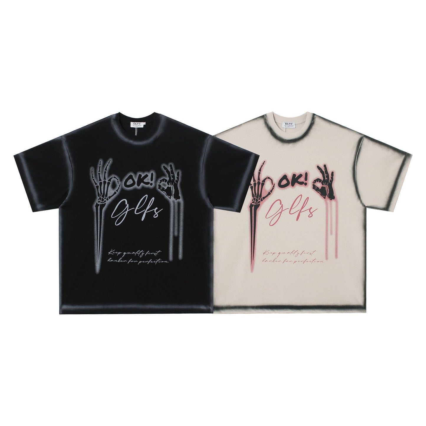 Unisex T-shirts Summer Print Men's Loose Short Sleeve T-Shirt