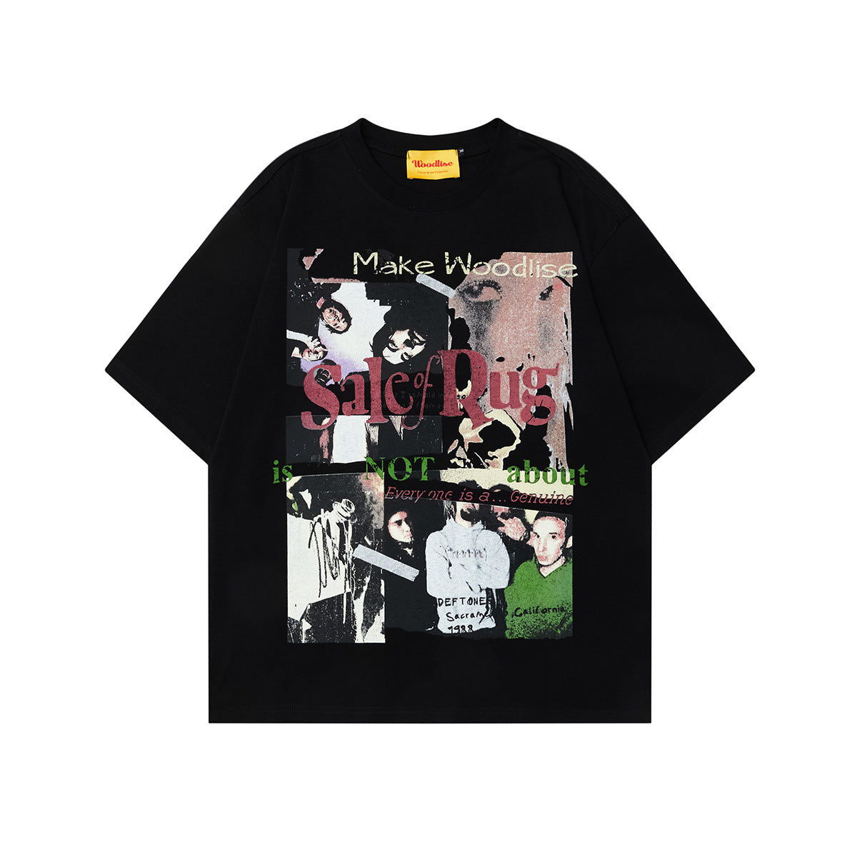 Unisex T-shirts Street Vintage Character Pattern Men's Loose Short Sleeve T-Shirt