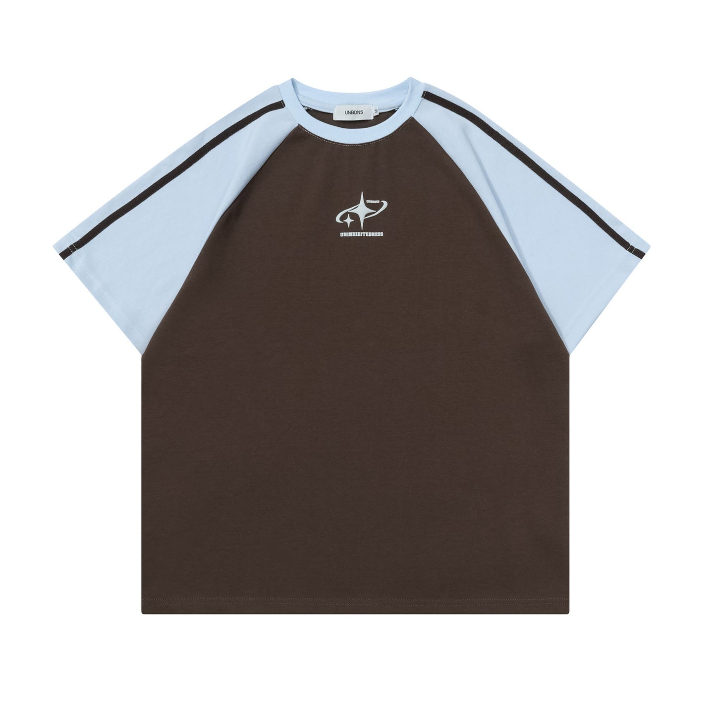 Unisex T-shirts Summer Splicing Color Men's Loose Short Sleeve T-Shirt