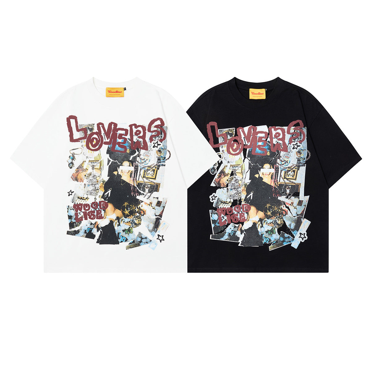 Unisex T-shirts Summer Magazine People Men's Loose Short Sleeve T-Shirt