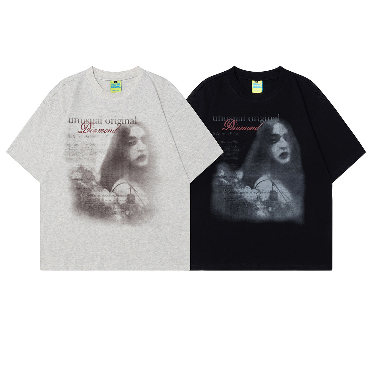 Unisex T-shirts Summer Figure Pattern Retro Men's Short Sleeve T-Shirt