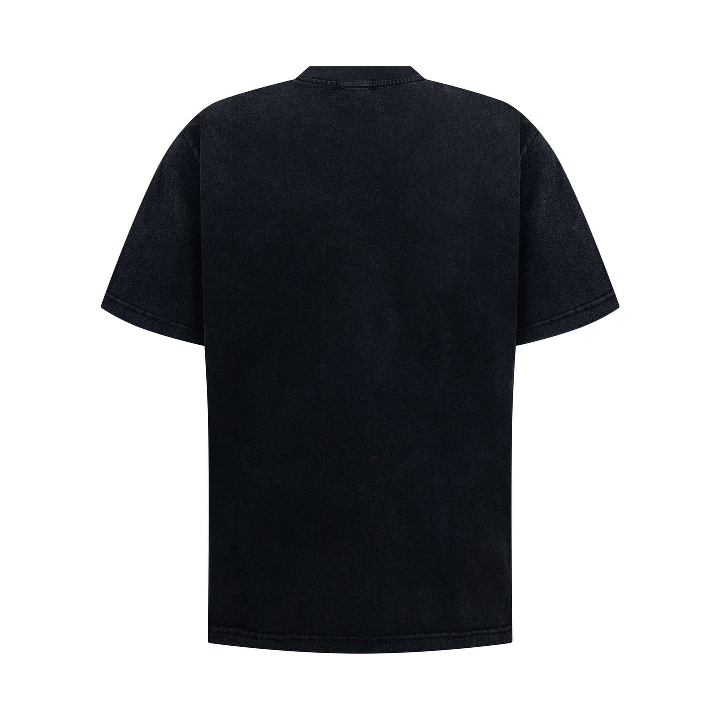Unisex T-shirts Summer Washed Old Men's Anime Loose Short Sleeve T-Shirt