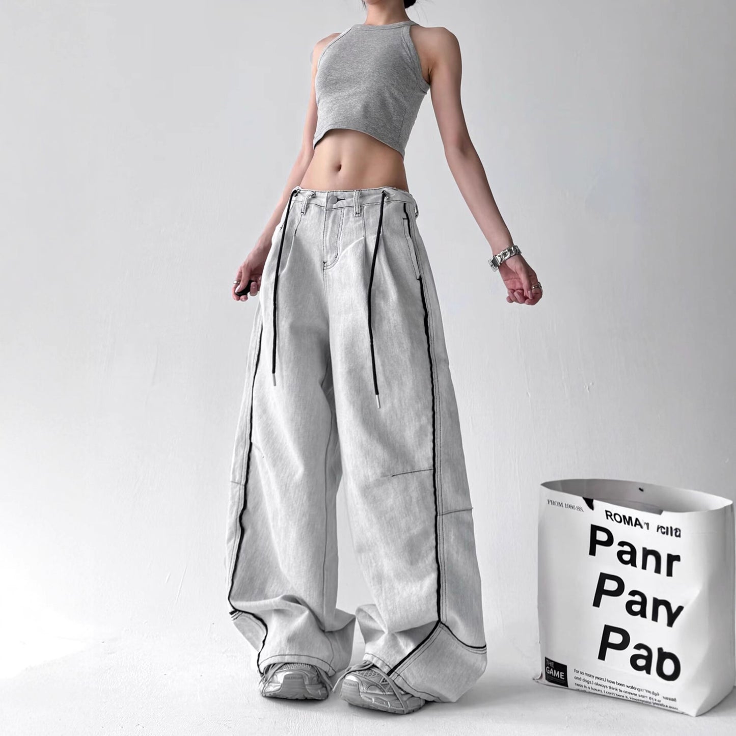 Women's Jeans Hip Hop Wide Leg Jeans