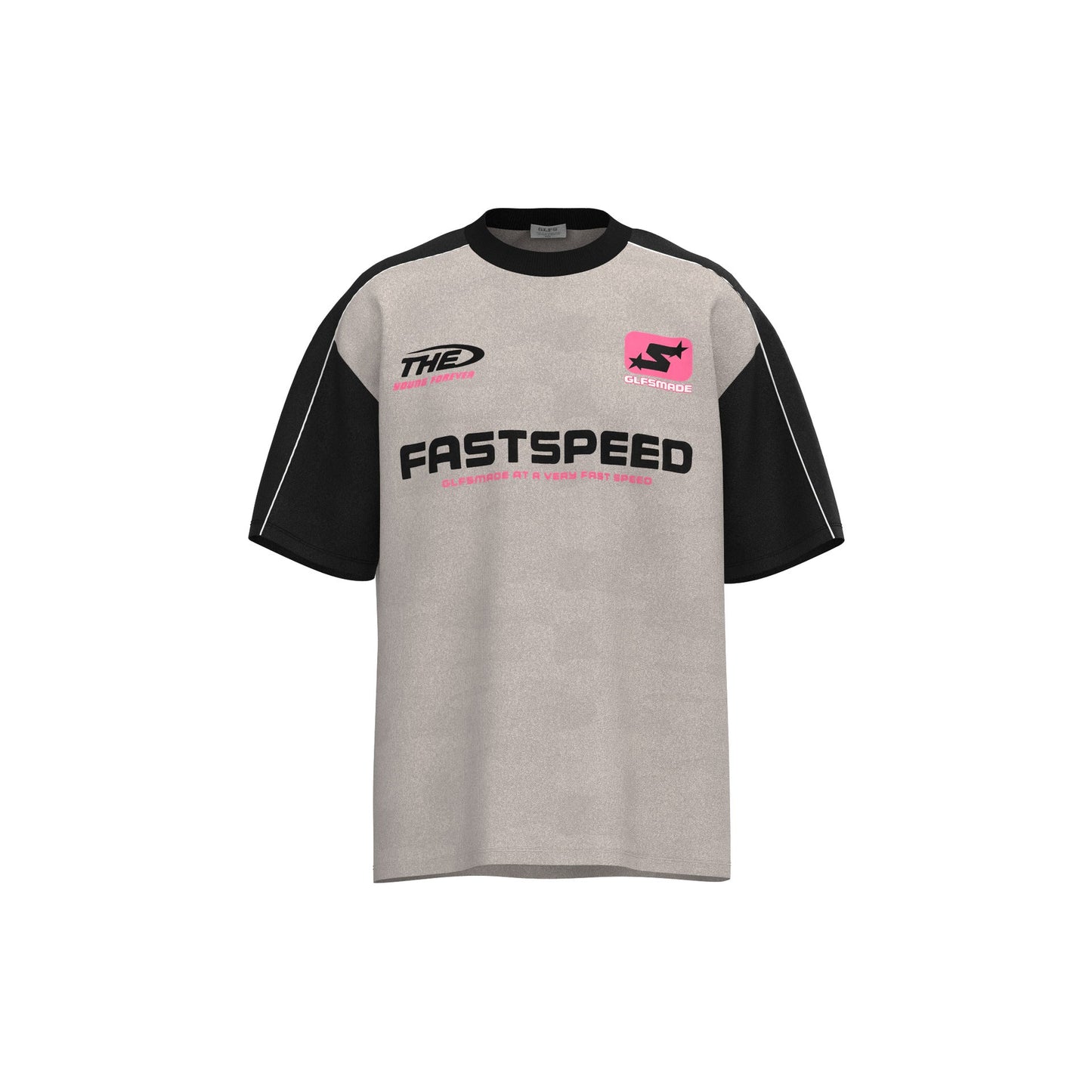 Unisex T-shirts Summer Letter Men's Loose Splicing Short Sleeve T-Shirt