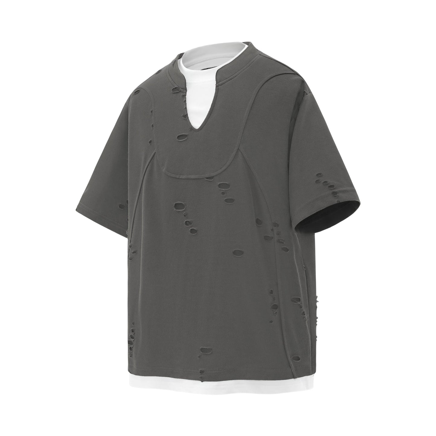 Unisex T-shirts Premium Sense Ripped T-shirts