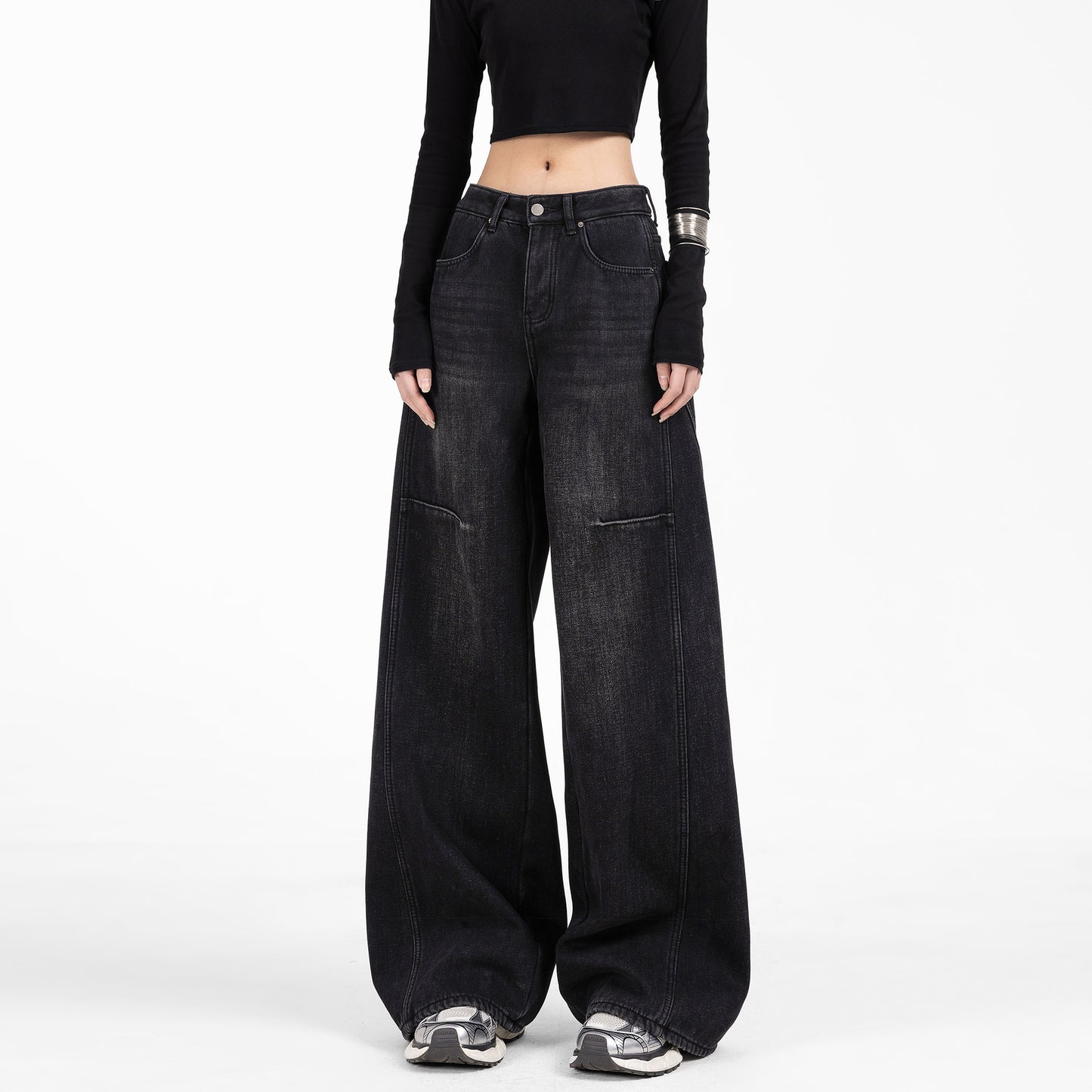 Women's Jeans Vintage Wide Leg Jeans, Summer Loose Pants