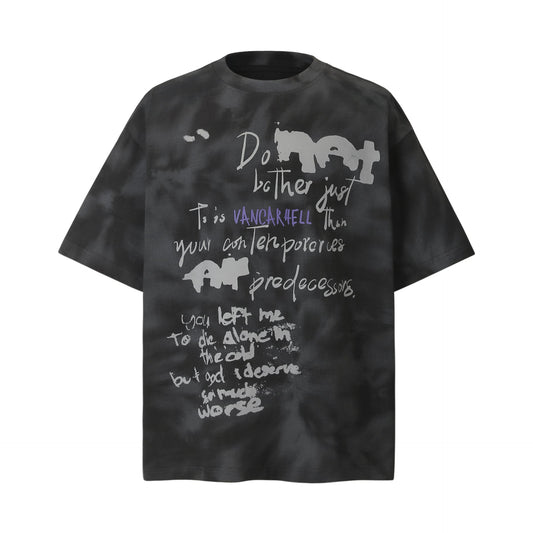 Unisex T-shirts Summer Letter Men's Loose Short Sleeve T-Shirt