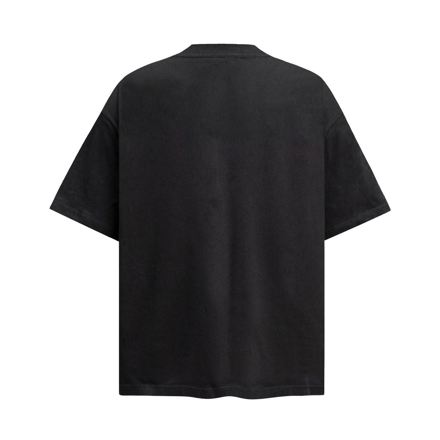Unisex T-shirts Summer Vintage Embroidery Color Letter Men's Loose Short Sleeve T-Shirt
