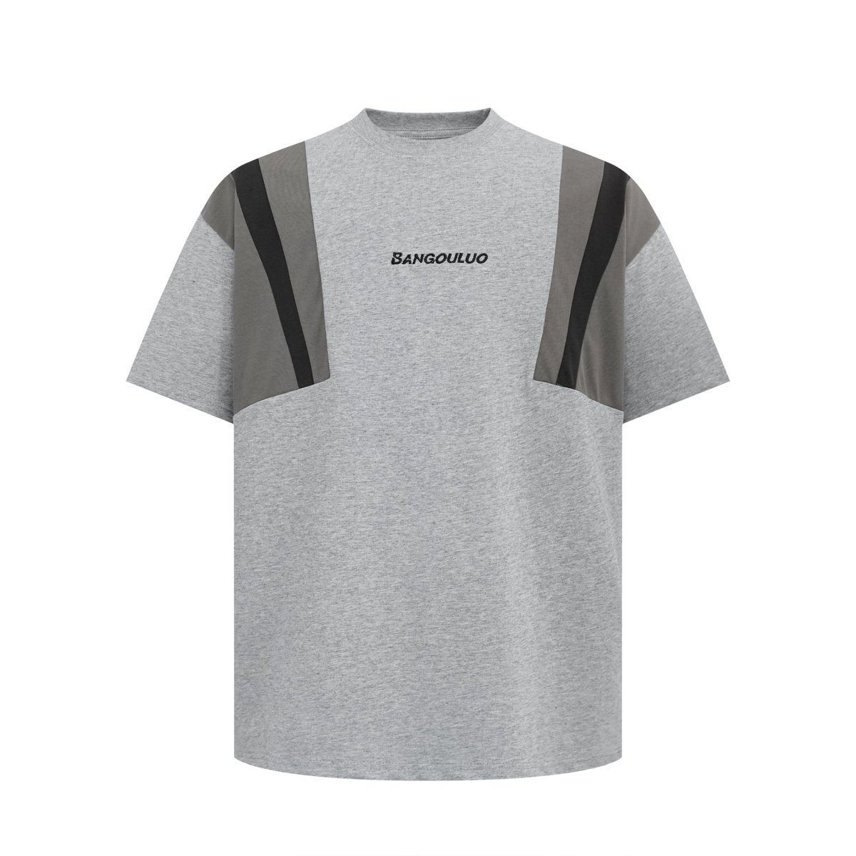 Unisex T-shirts Summer Men's and Women's Splicing Loose Short Sleeve T-Shirts