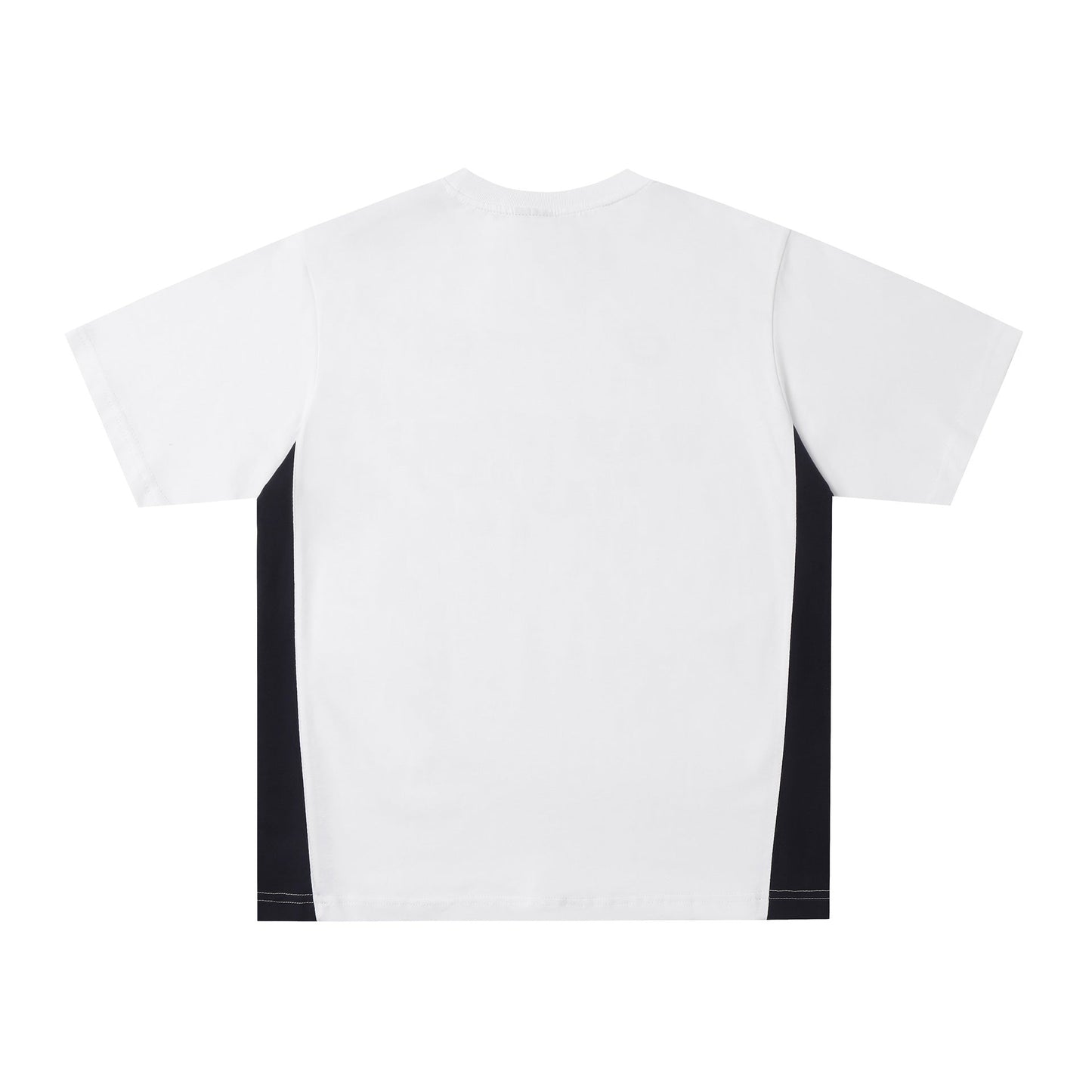 Unisex T-shirts Splicing Loose Short Sleeve T-Shirt