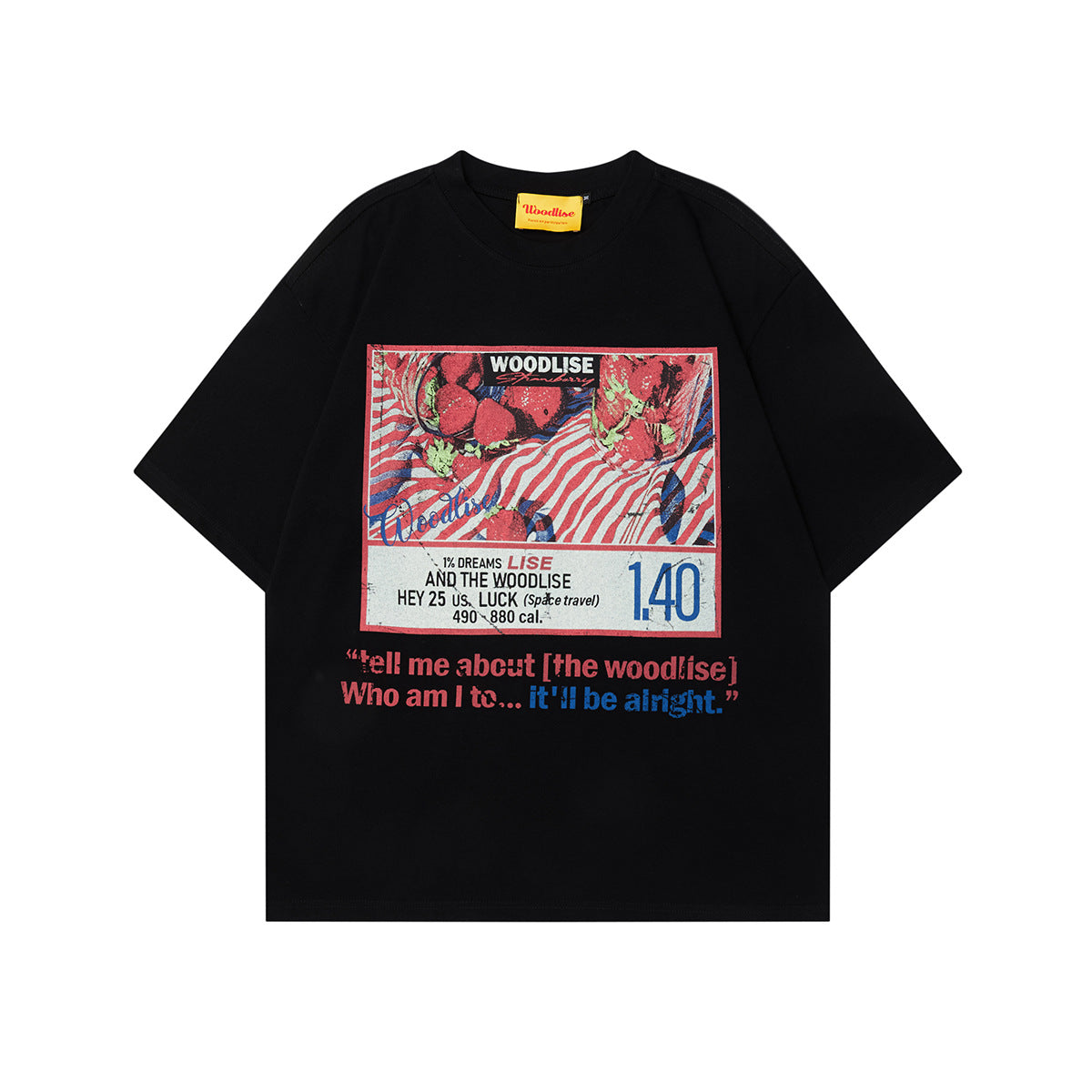 Unisex T-shirts Street Vintage Painting Pattern Men's Loose Short Sleeve T-Shirt