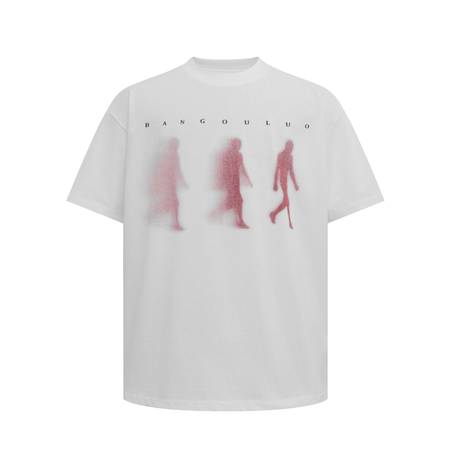 Unisex T-shirts Summer Shadow Portrait Men's Loose Short Sleeve T-Shirt