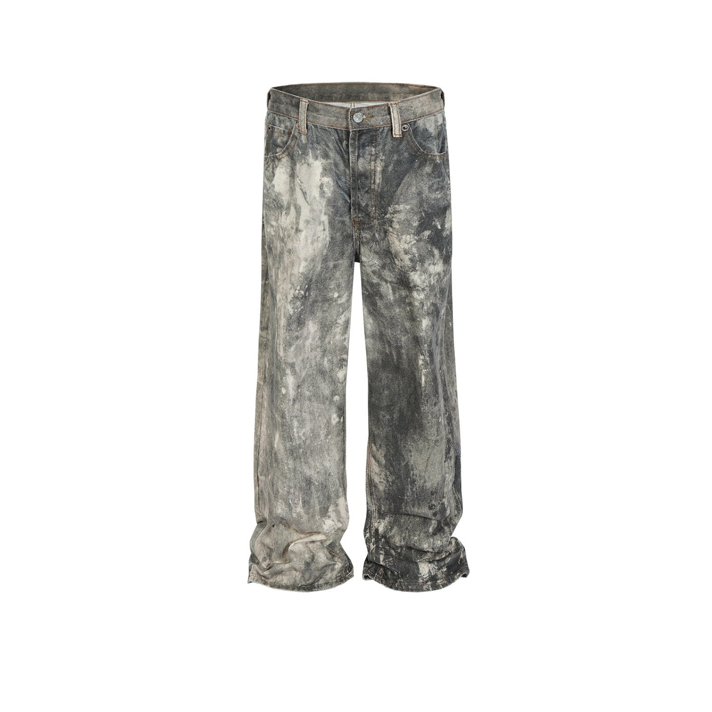 MIJKO Mens Vintage Pants Distress Unisex Pants