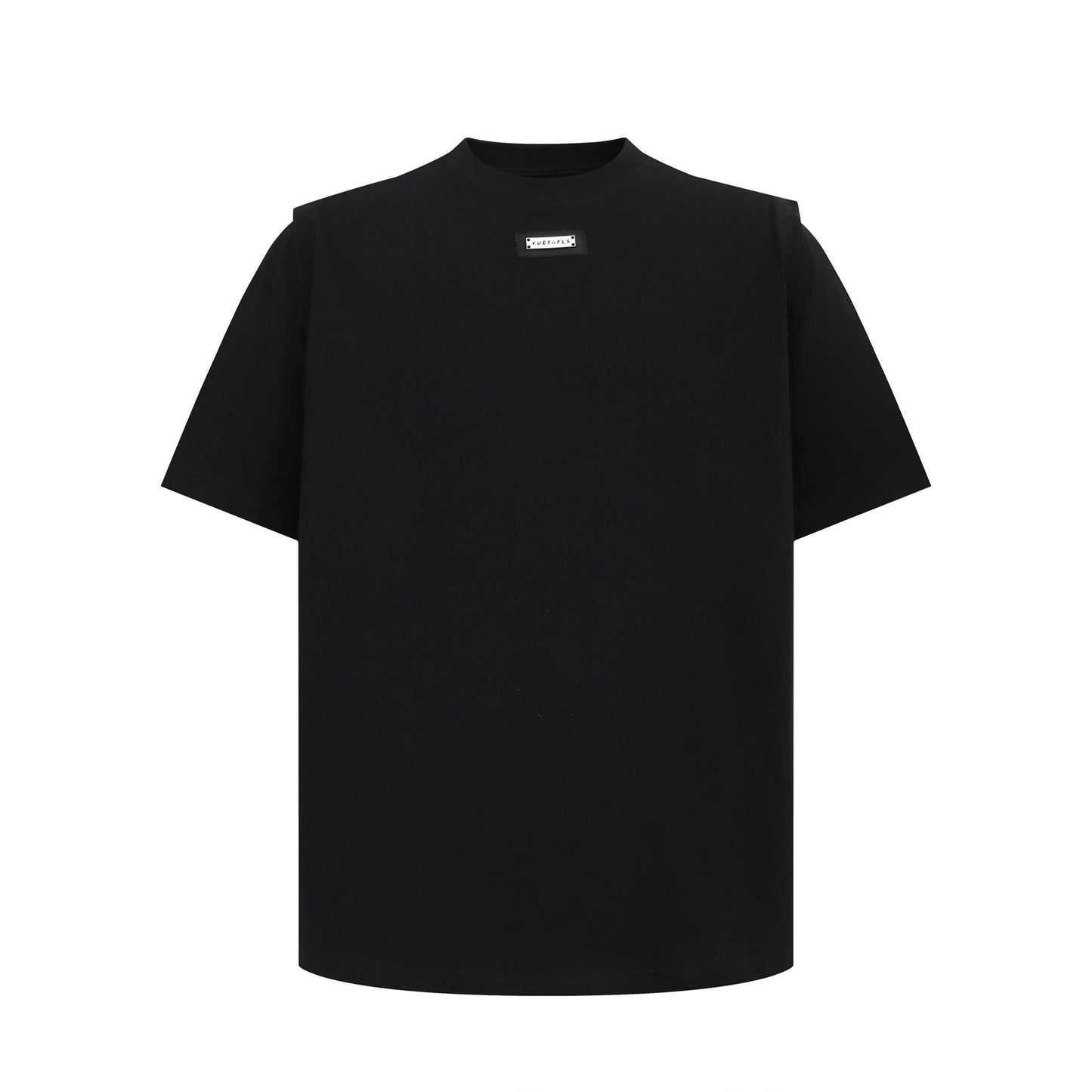 Unisex T-shirts Summer men's and women's simple metal buckle loose short-sleeved T-shirts