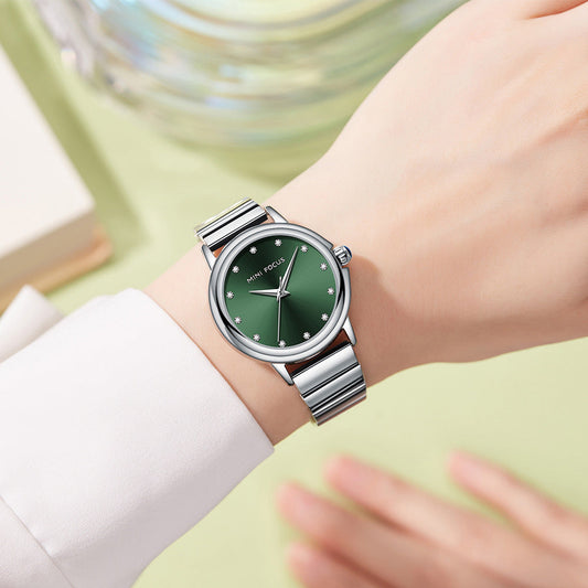 Women's Quartz Watches Waterproof Diamond-encrusted Ladies Watch