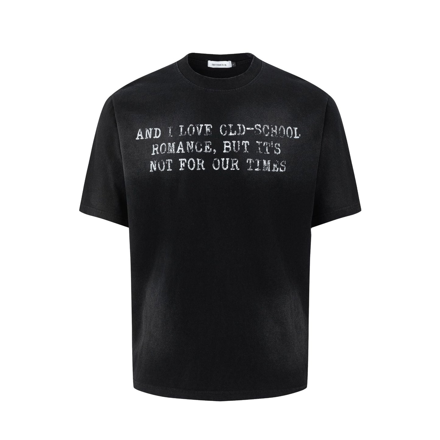 Unisex T-shirts Summer Spray Old Men's Short Sleeve T-Shirt