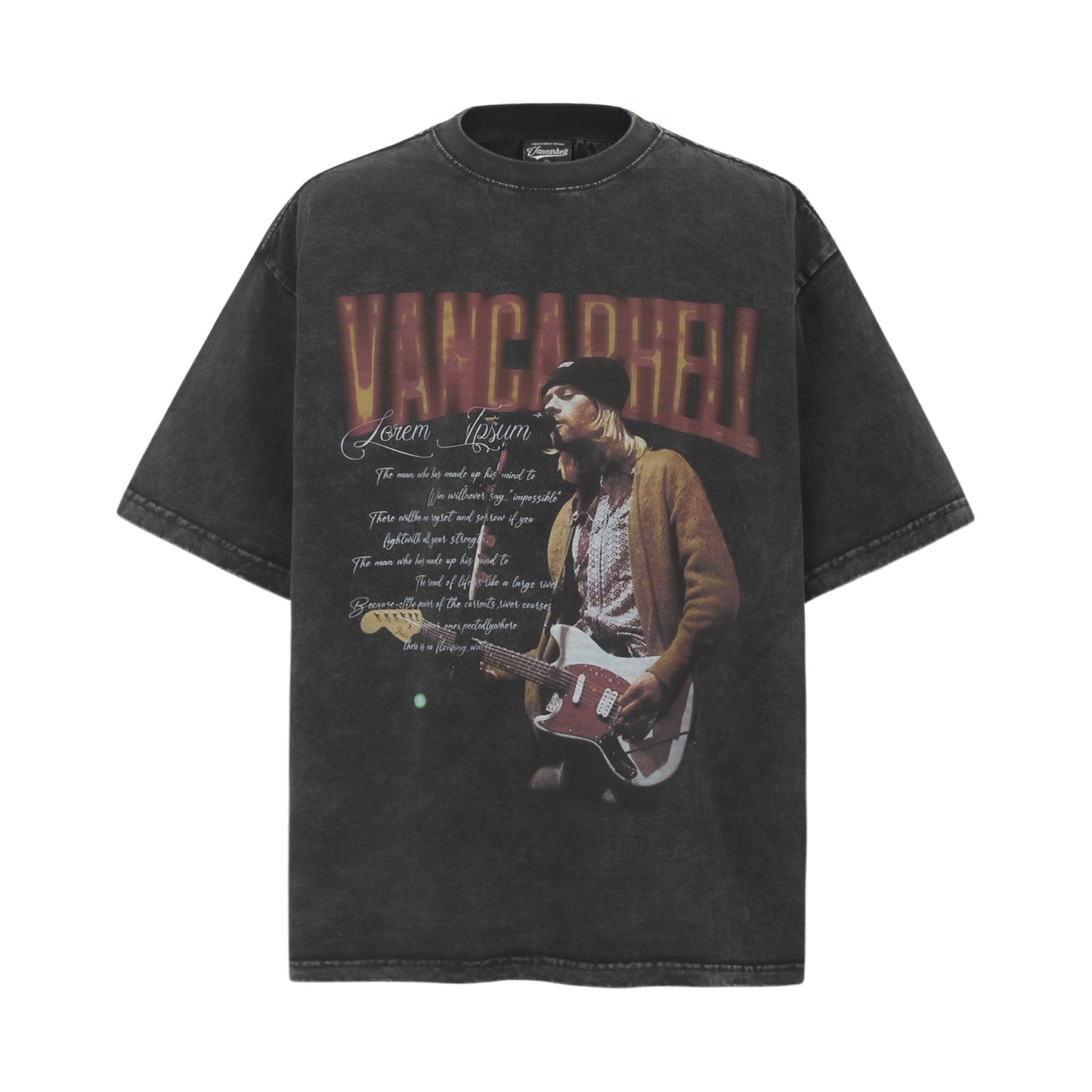 Unisex T-shirts Summer Figure Picture Men's Loose Washed Old Short Sleeve T-Shirt