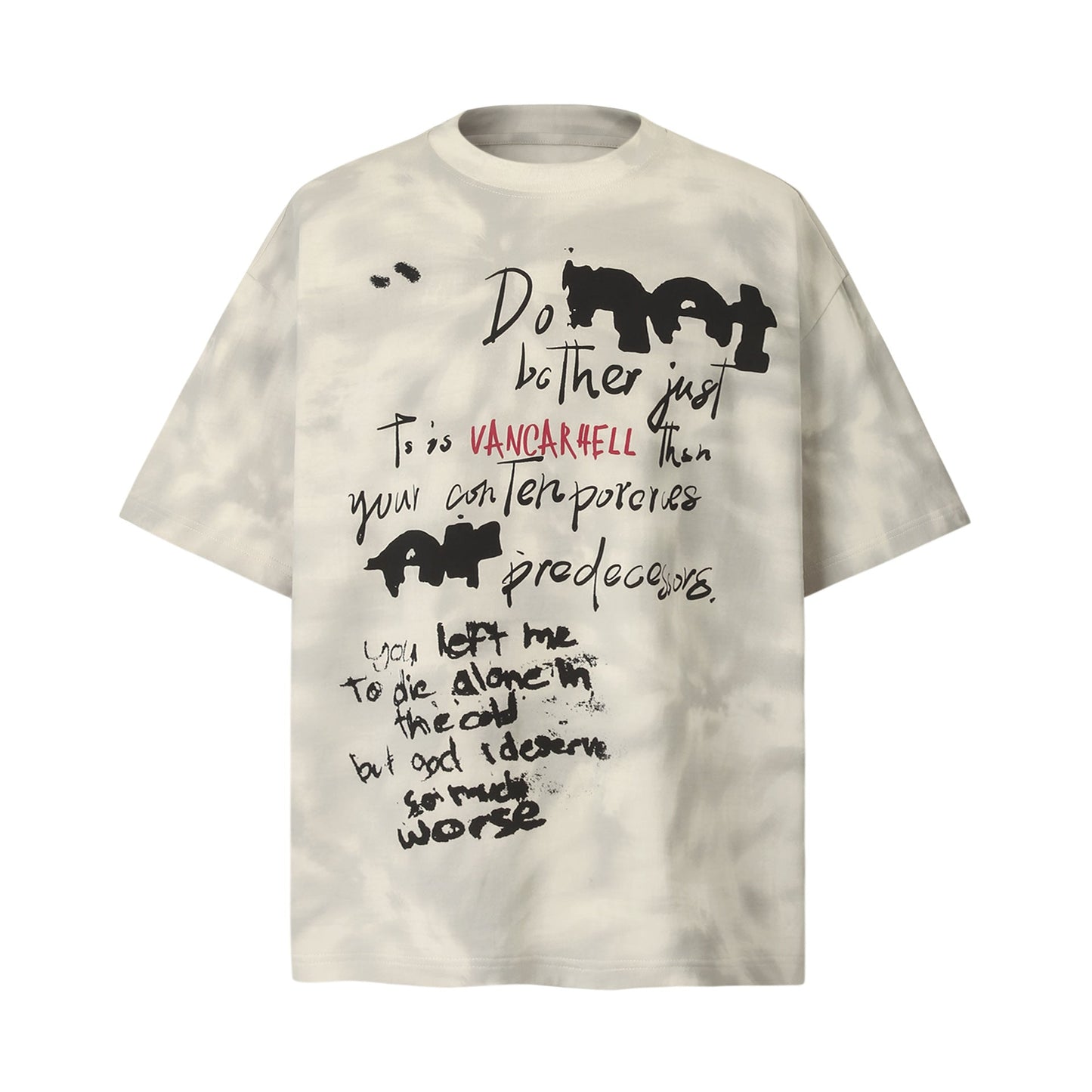 Unisex T-shirts Summer Letter Men's Loose Short Sleeve T-Shirt