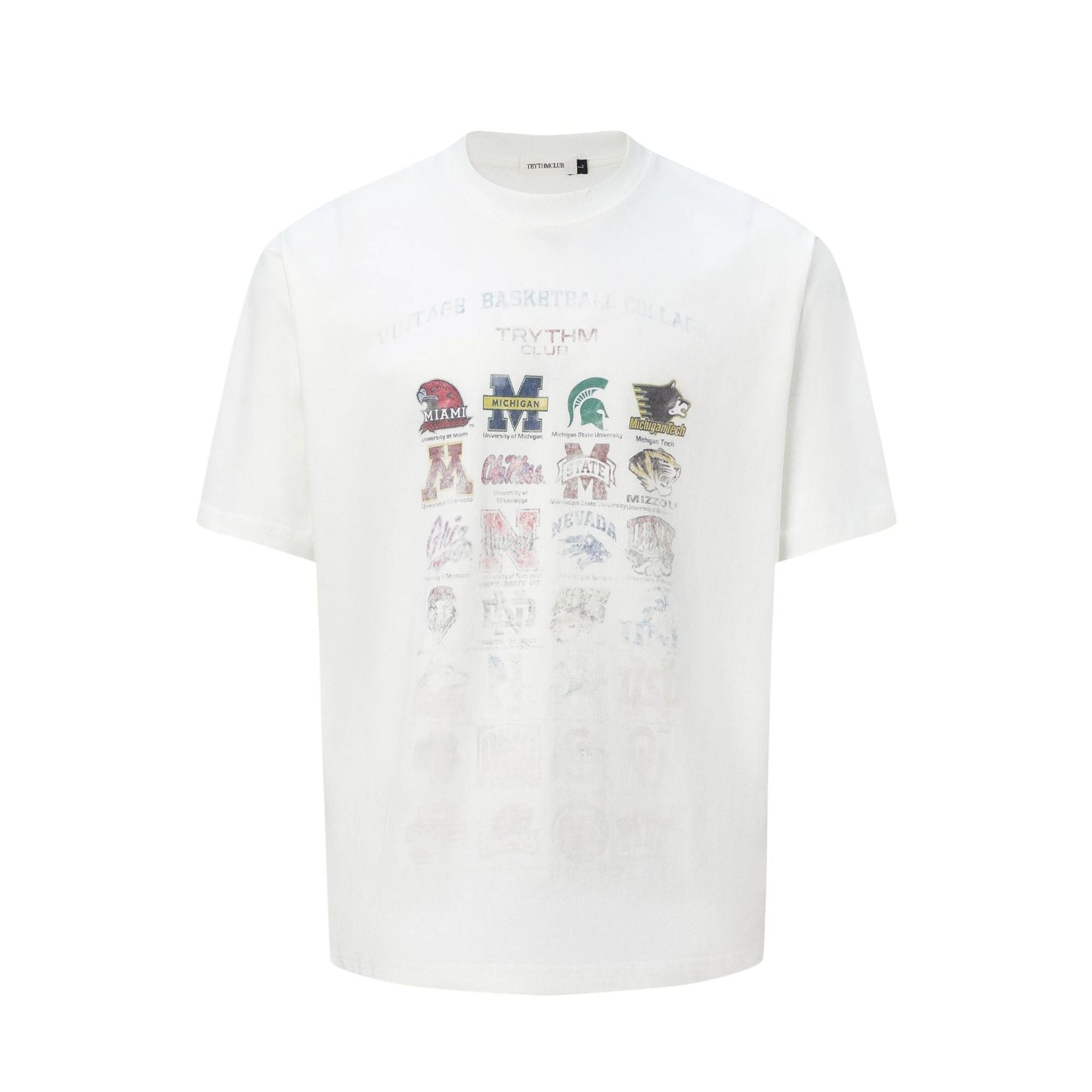 Unisex T-shirts Washed and old loose high-end T-shirts