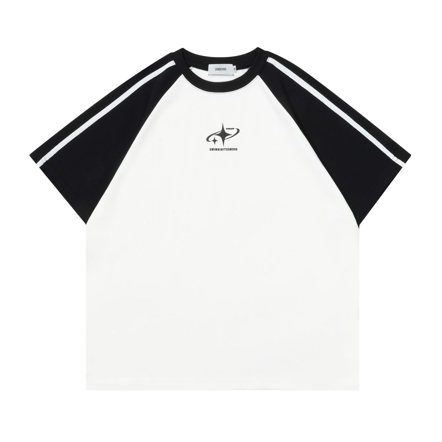 Unisex T-shirts Summer Splicing Color Men's Loose Short Sleeve T-Shirt