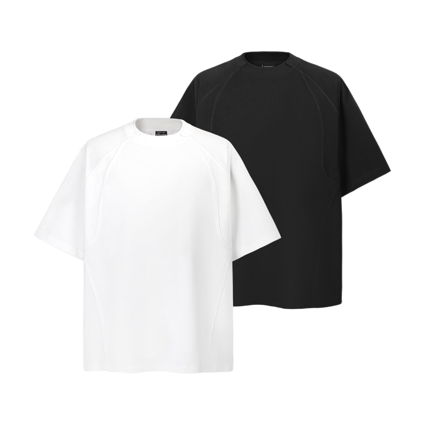 Unisex T-shirts Summer Solid Color Retro Men's Short Sleeve T-Shirt