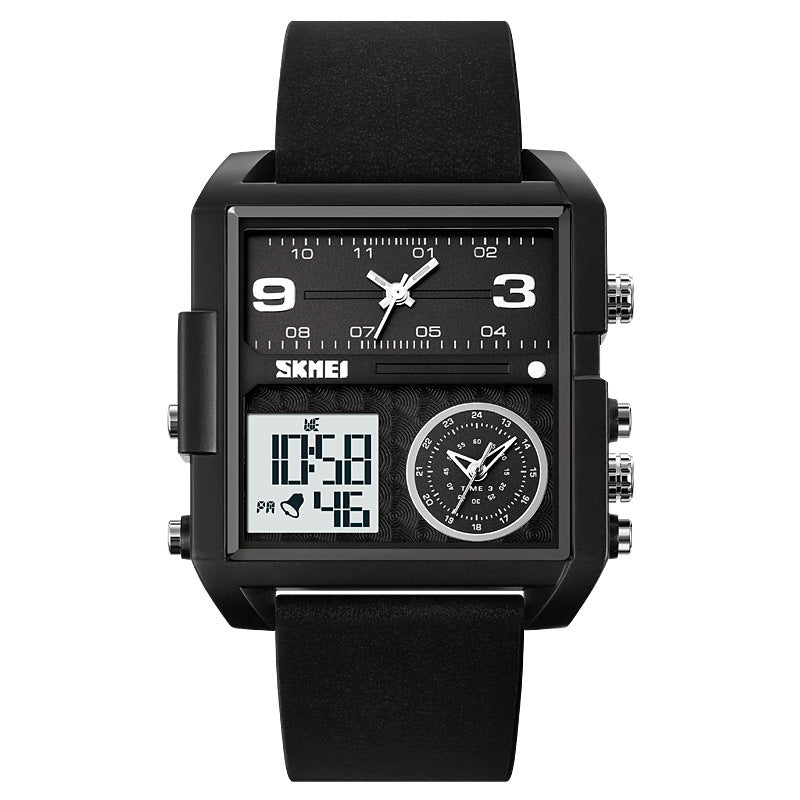 Analog-Digital Watch Square Simple Style Watch