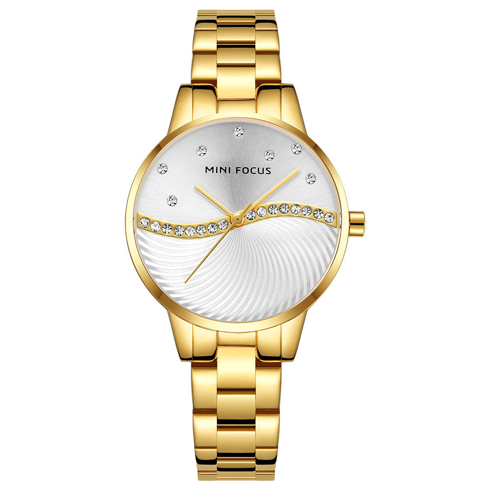 Women's Quartz Watches Diamond-encrusted Waterproof Ladies Watch
