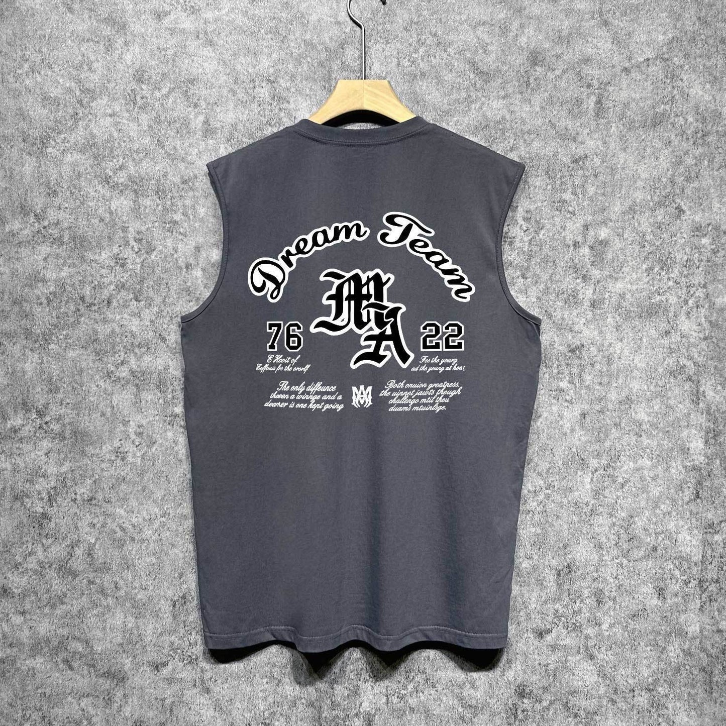 Amiri tank top letterprinting