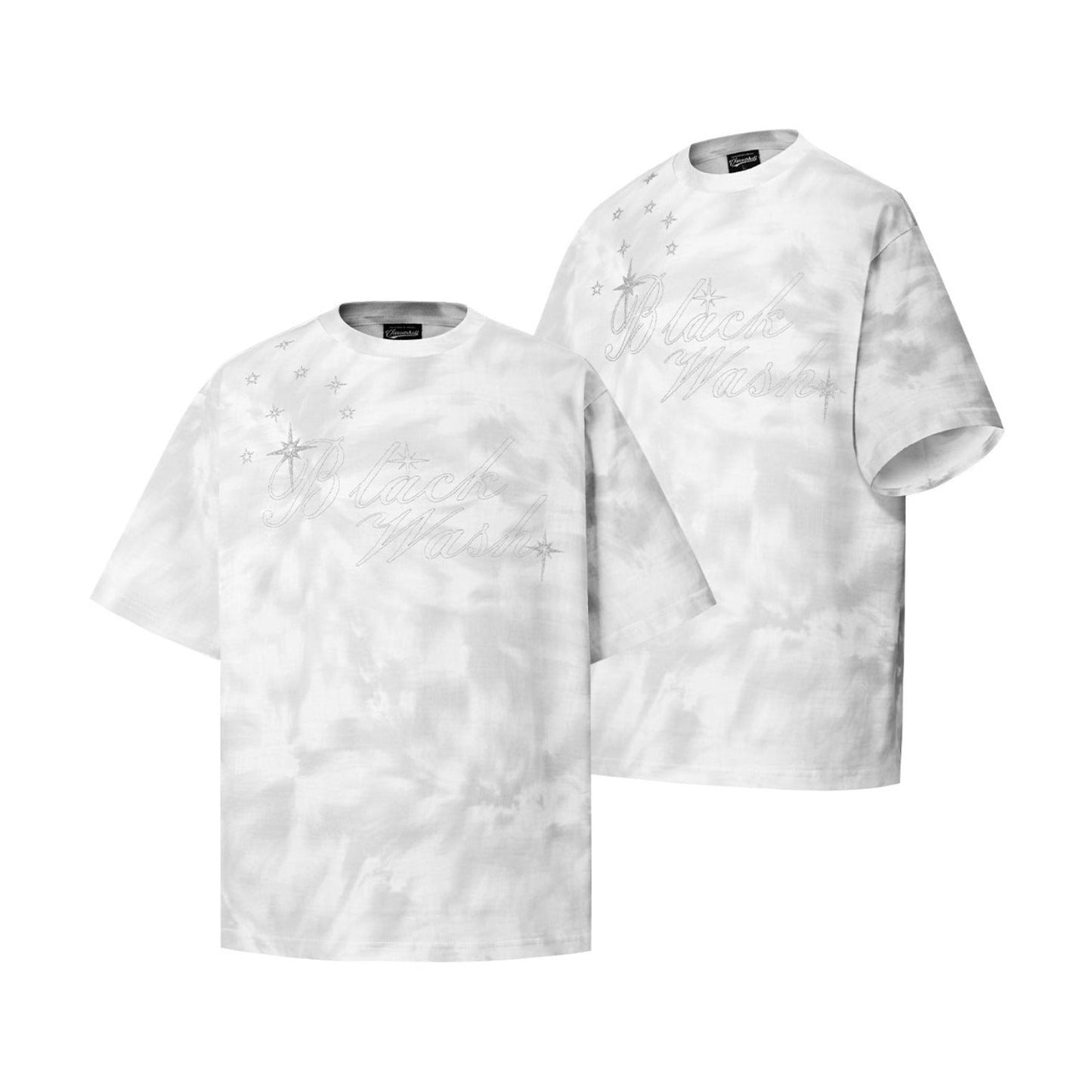 Unisex T-shirts Summer Letter Embroidery Men's Short Sleeve T-Shirt