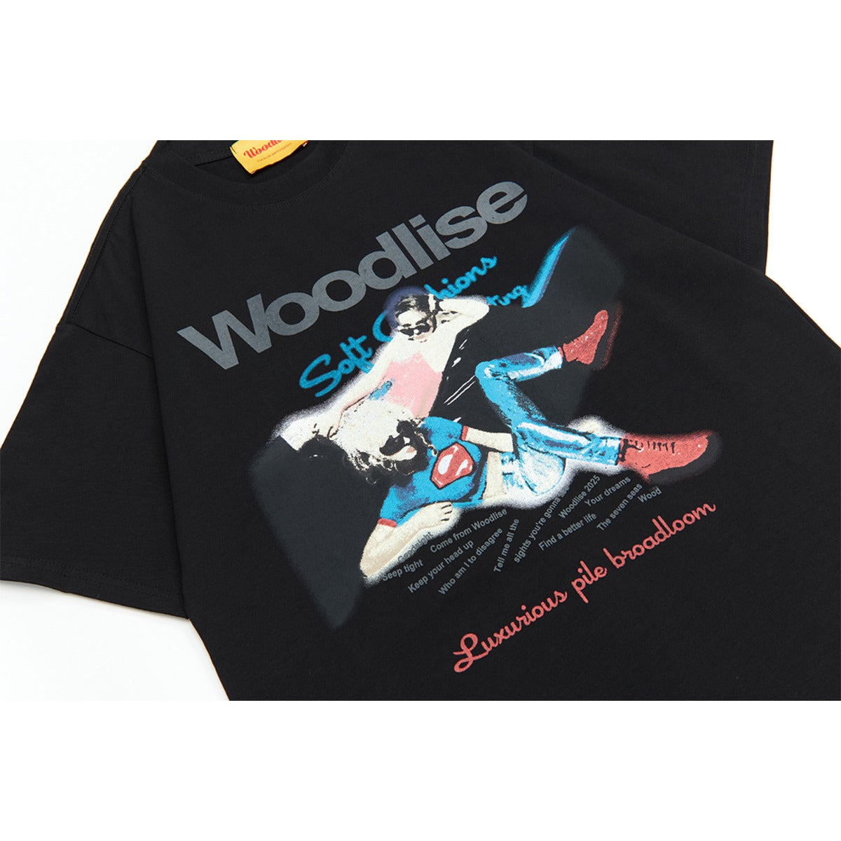 Unisex T-shirts Summer Magazine Figure Pattern Men's Loose Short Sleeve T-Shirt