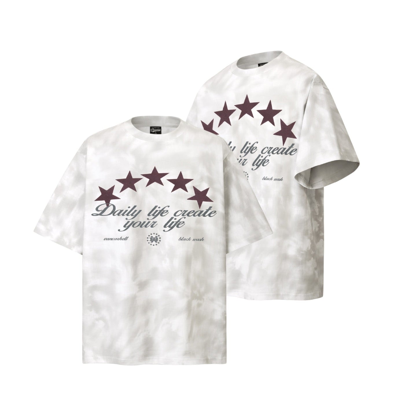 Unisex T-shirts Summer Letter Pattern Men's Short Sleeve T-Shirt