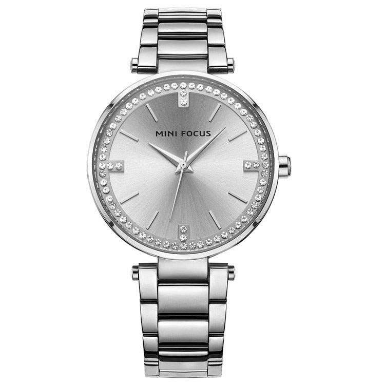 Women's Quartz Watches Diamond-encrusted Waterproof Watch