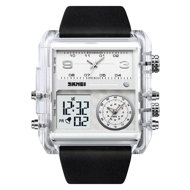 Analog-Digital Watch Square Simple Style Watch