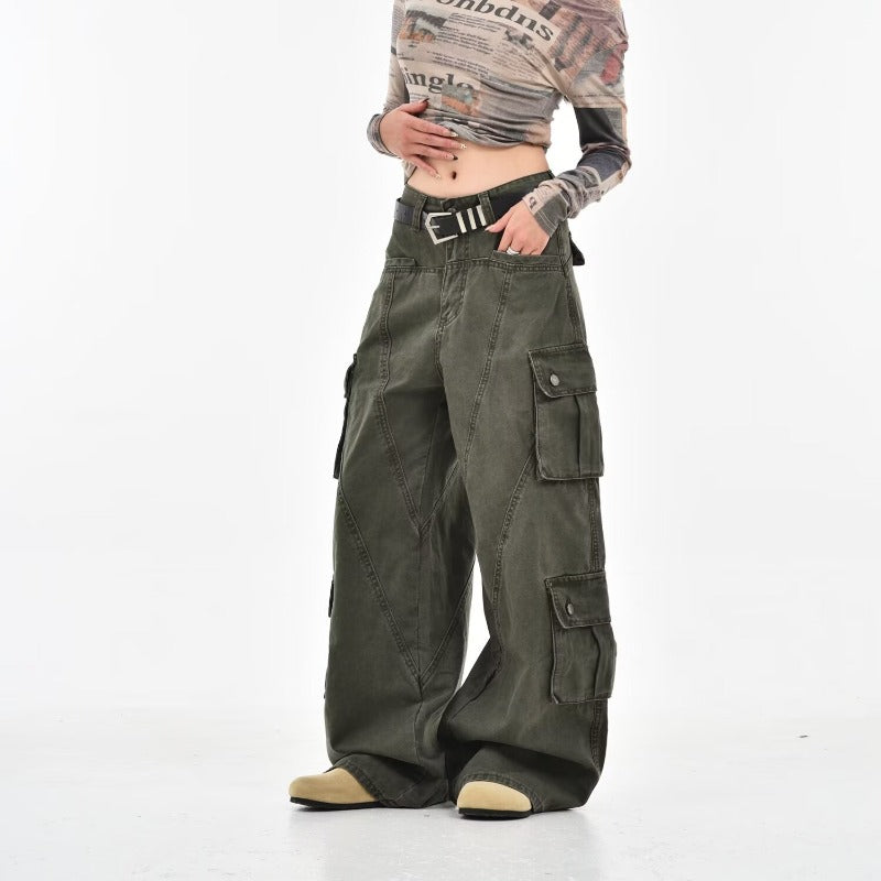 Women jeans american retro summer loose