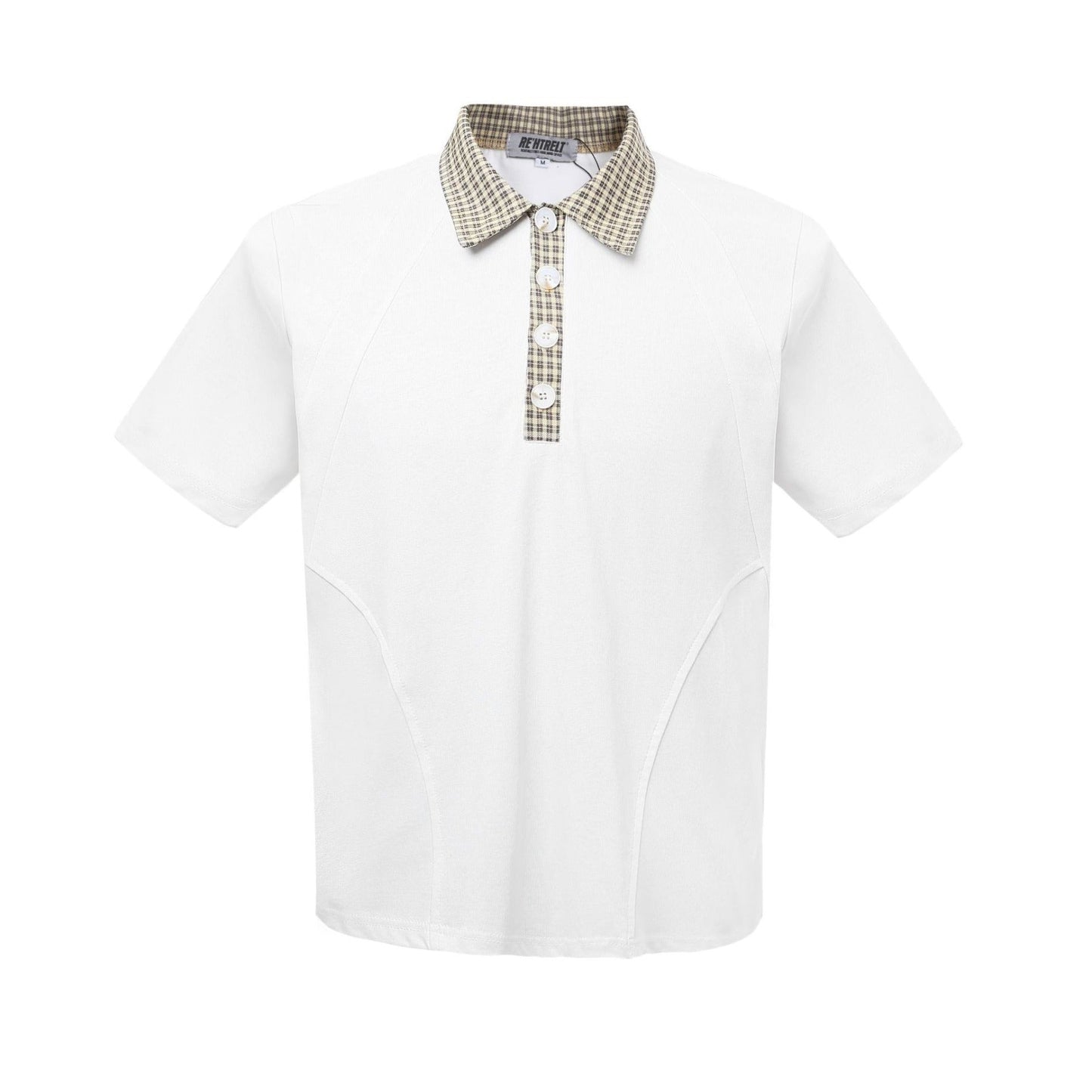 Unisex T-shirts Lapel Design Loose T-Shirts