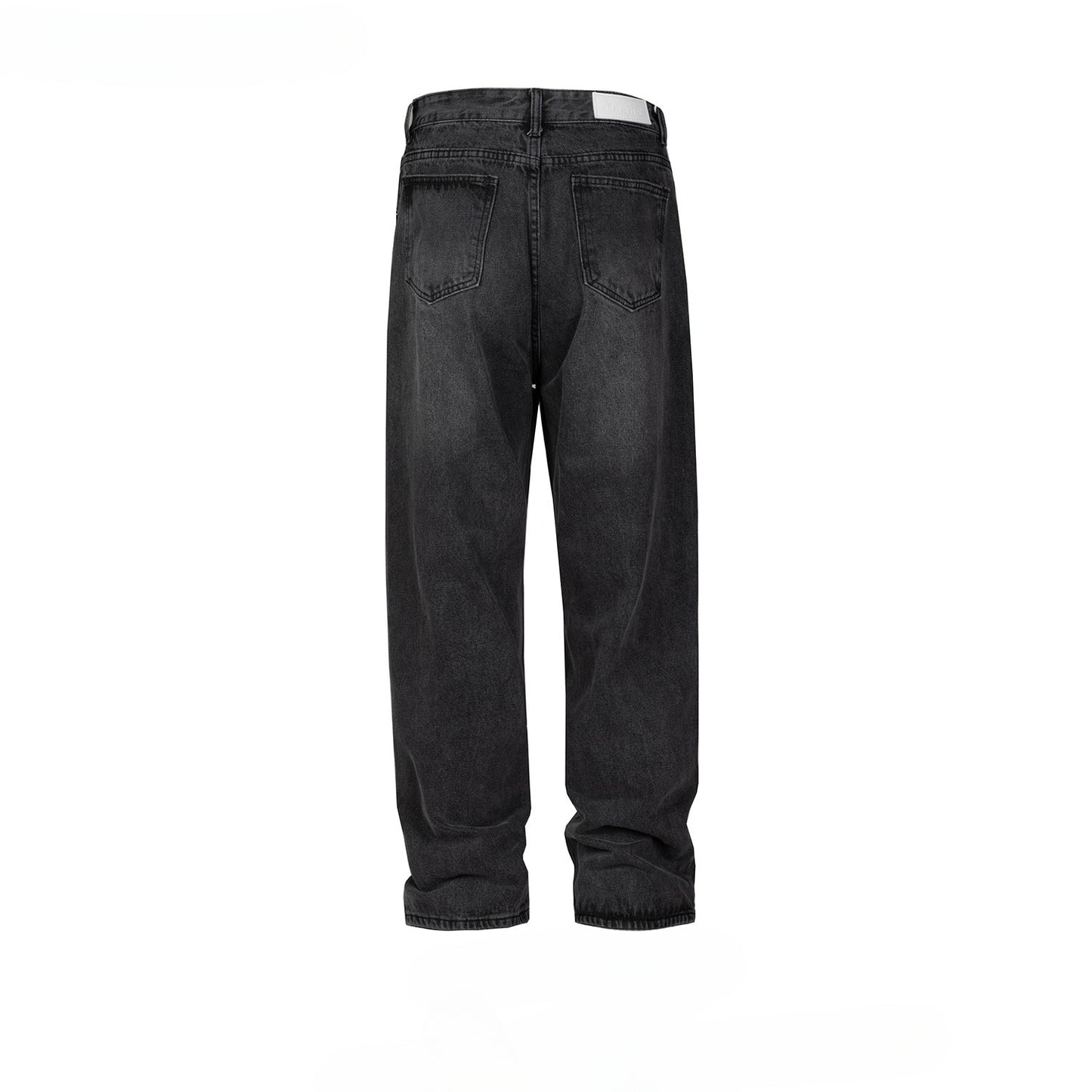 MIJKO Men's Vintage Pants MIJKO Washing Water Old Men's and Women's Jeans