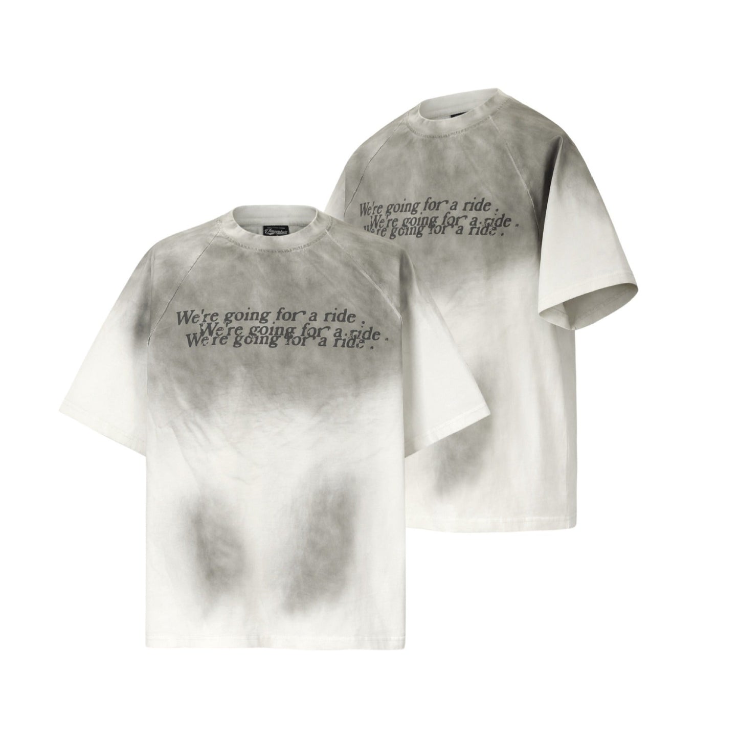 Unisex T-shirts Summer Letter Design Men's Loose Short Sleeve T-Shirt